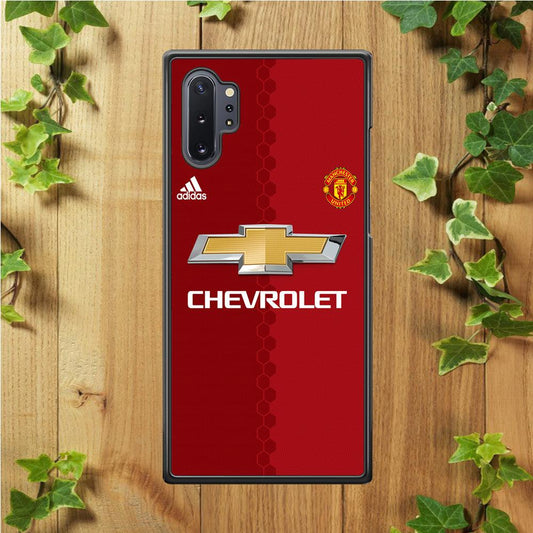 FB Manchester United Jersey Samsung Galaxy Note 10 Plus Case-Rubber / Black (2D Case)-Xtracase