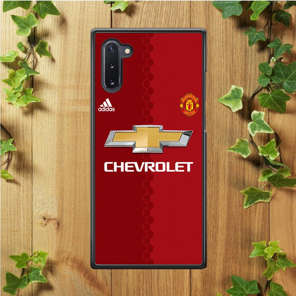 FB Manchester United Jersey Samsung Galaxy Note 10 Case-Rubber / Black (2D Case)-Xtracase