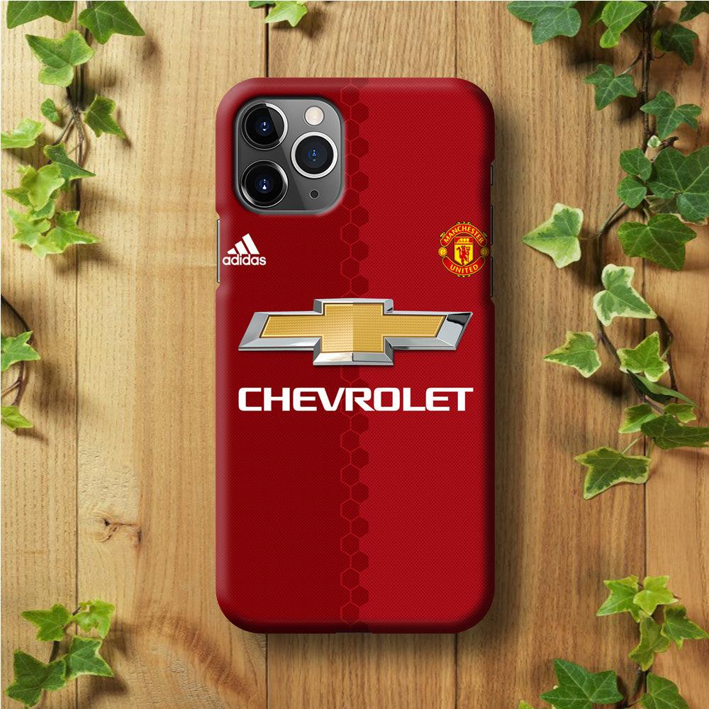 FB Manchester United Jersey iPhone 11 Pro Max Case-Plastic / Full Wrap (3D Case)-Xtracase