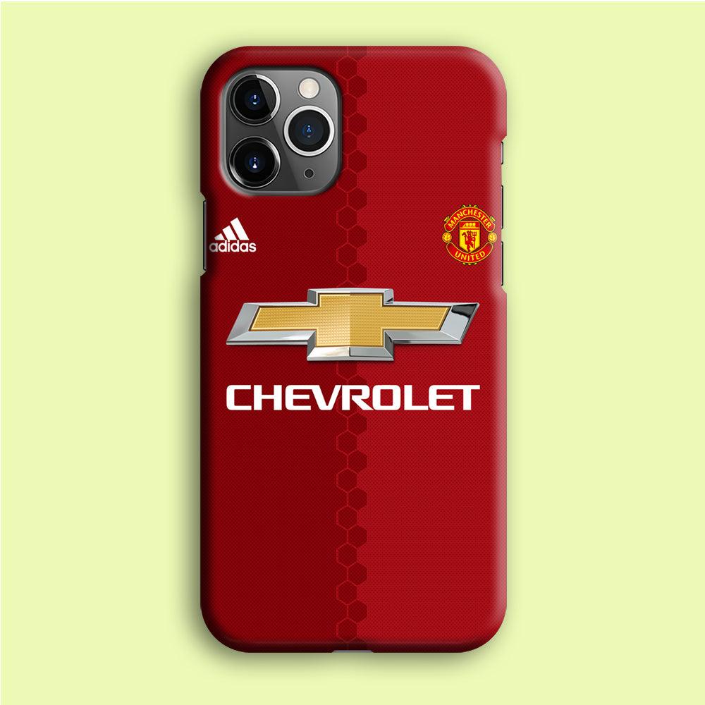 FB Manchester United Jersey iPhone 12 Pro Case-Plastic / Full Wrap (3D Case)-Xtracase