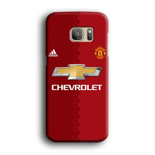 FB Manchester United Jersey Samsung Galaxy S7 Edge Case-Plastic / Full Wrap (3D Case)-Xtracase