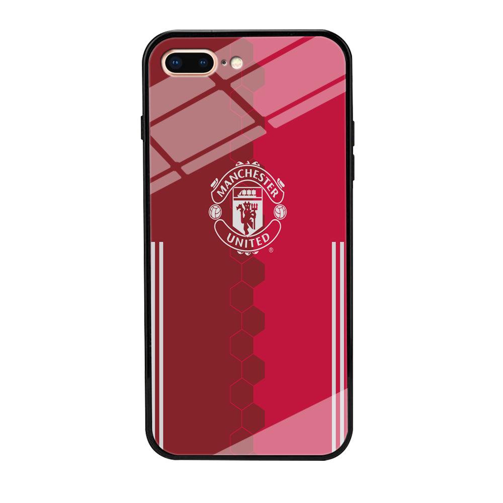 FB Manchester United iPhone 7 Plus Case-Tempered Glass Case-Xtracase