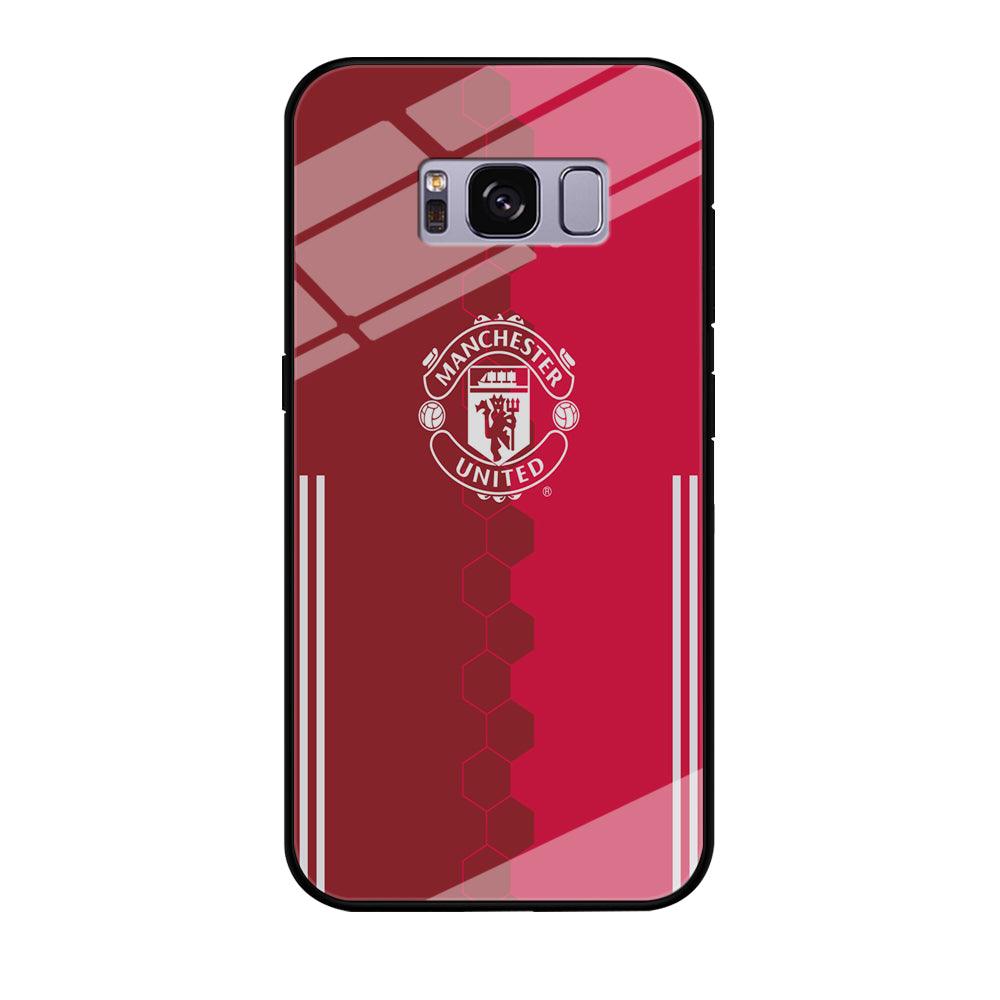 FB Manchester United Samsung Galaxy S8 Case-Tempered Glass Case-Xtracase