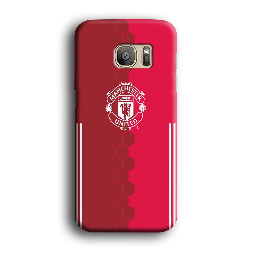 FB Manchester United Samsung Galaxy S7 Edge Case-Plastic / Full Wrap (3D Case)-Xtracase