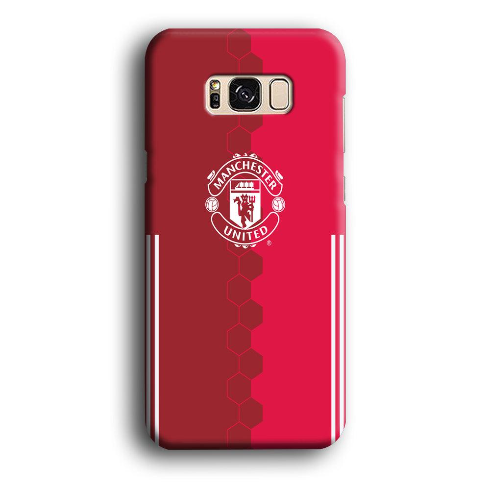 FB Manchester United Samsung Galaxy S8 Case-Plastic / Full Wrap (3D Case)-Xtracase