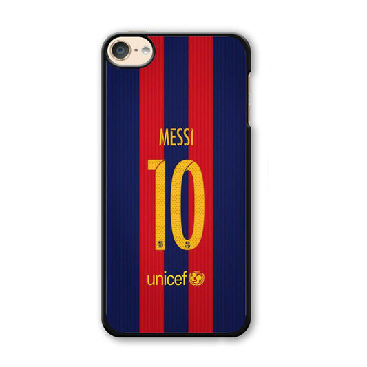 FB Messi Jersey iPod Touch 6 Case-Plastic / Full Wrap (3D Case)-Xtracase