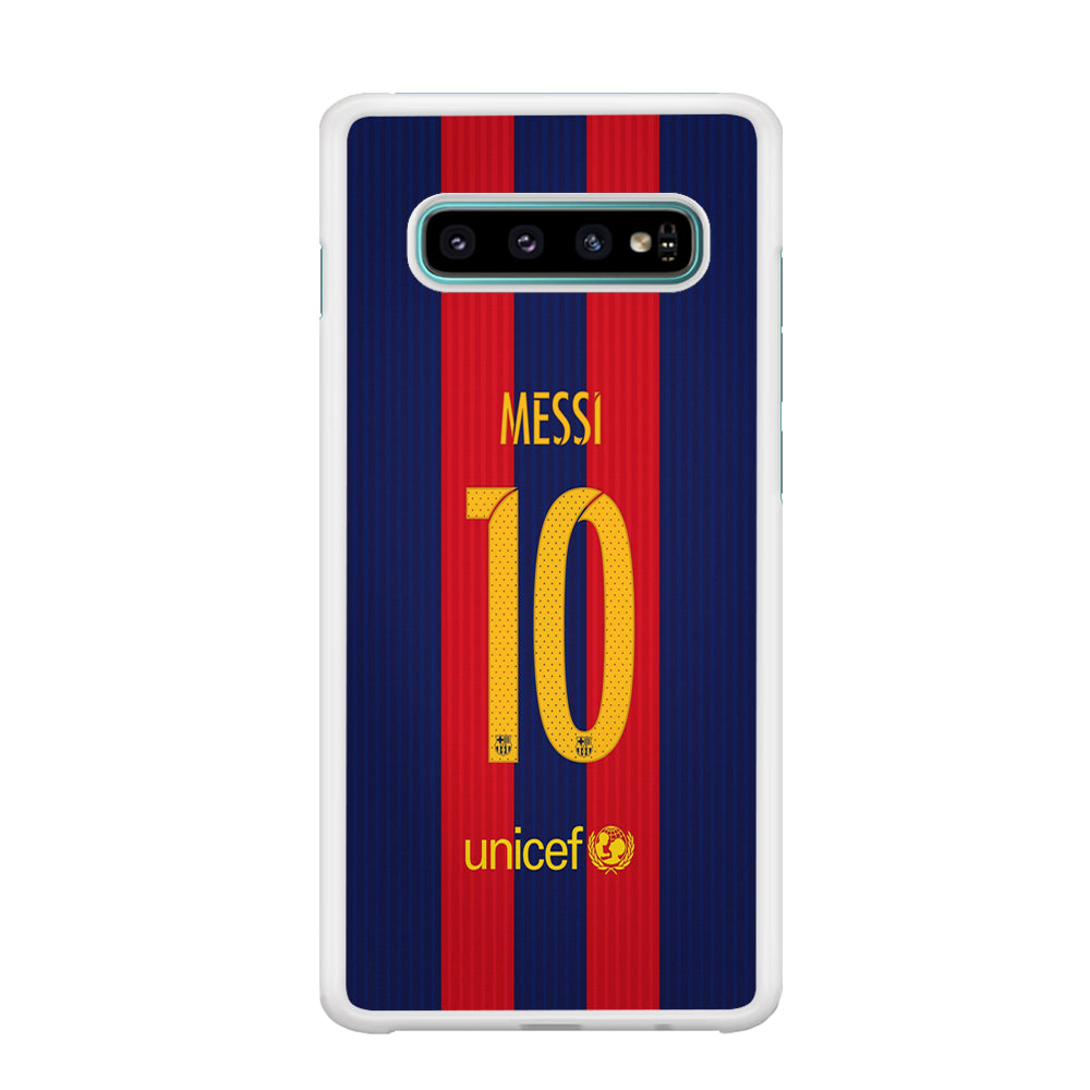 FB Messi Jersey Samsung Galaxy S10 Plus Case