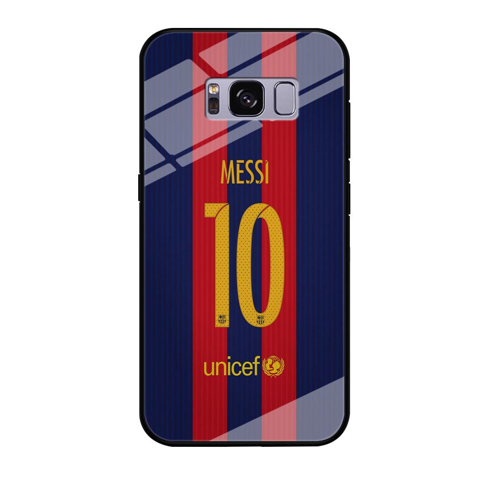 FB Messi Jersey Samsung Galaxy S8 Case-Tempered Glass Case-Xtracase