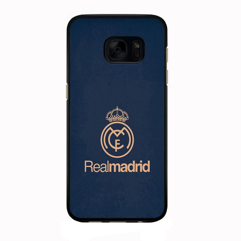 FB Real Madrid Samsung Galaxy S7 Edge Case-Rubber / Black (2D Case)-Xtracase