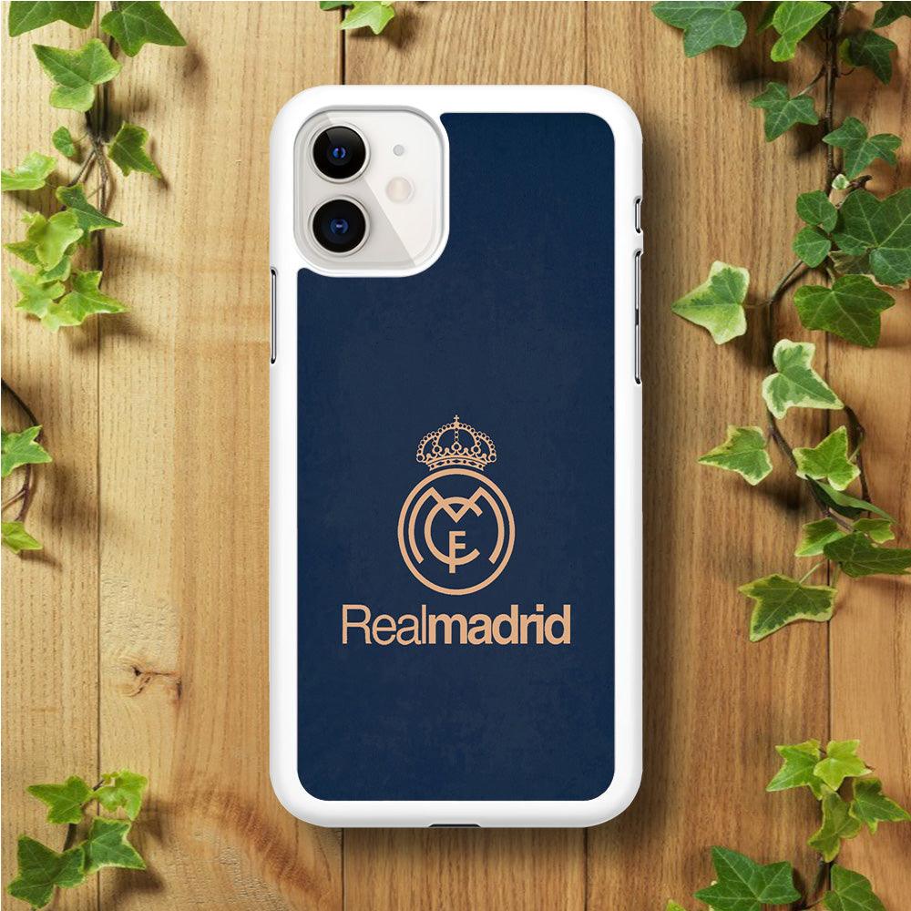 FB Real Madrid iPhone 11 Case-Rubber / White (2D Case)-Xtracase