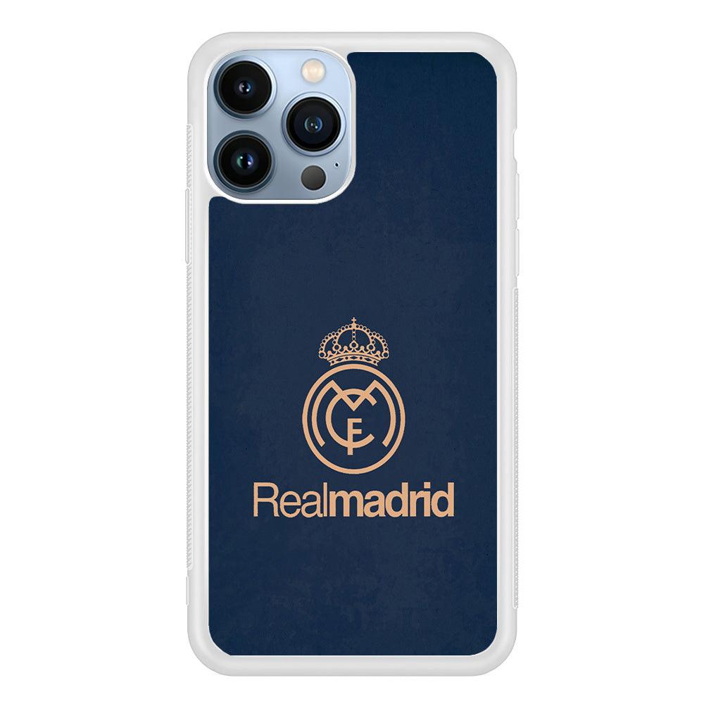 FB Real Madrid iPhone 13 Pro Max Case-Rubber / White (2D Case)-Xtracase