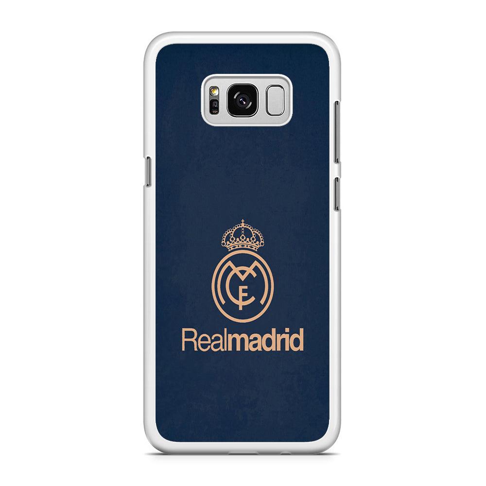 FB Real Madrid Samsung Galaxy S8 Case-Rubber / White (2D Case)-Xtracase