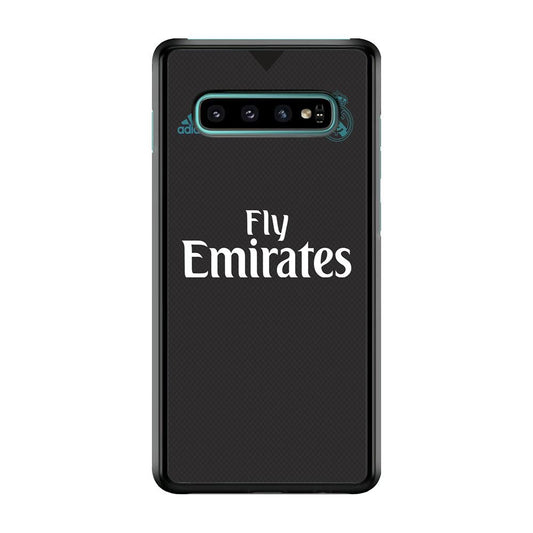 FB Real Madrid Jersey Samsung Galaxy S10 Plus Case-Plastic / Full Wrap (3D Case)-Xtracase