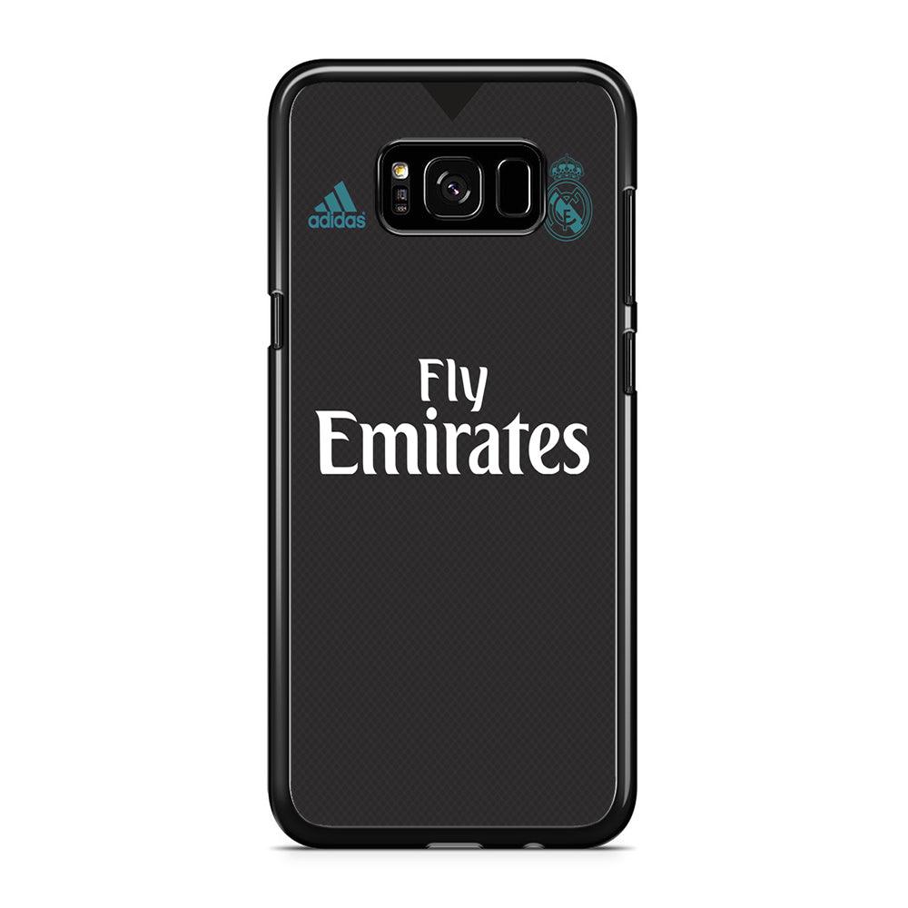 FB Real Madrid Jersey Samsung Galaxy S8 Case-Rubber / Black (2D Case)-Xtracase