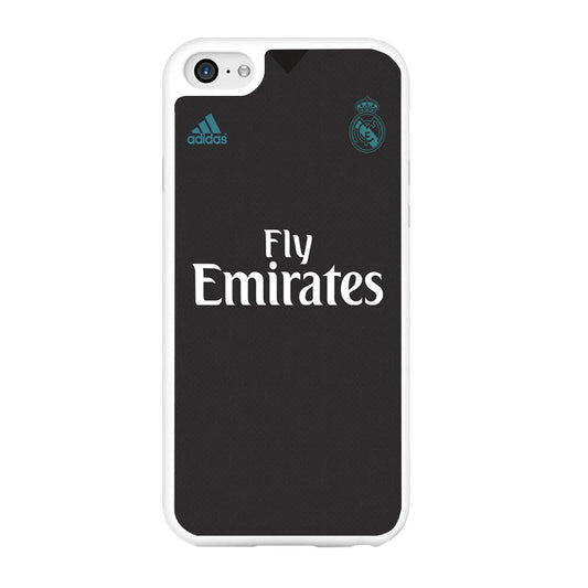 FB Real Madrid Jersey iPhone 6 Plus | 6s Plus Case-Rubber / White (2D Case)-Xtracase