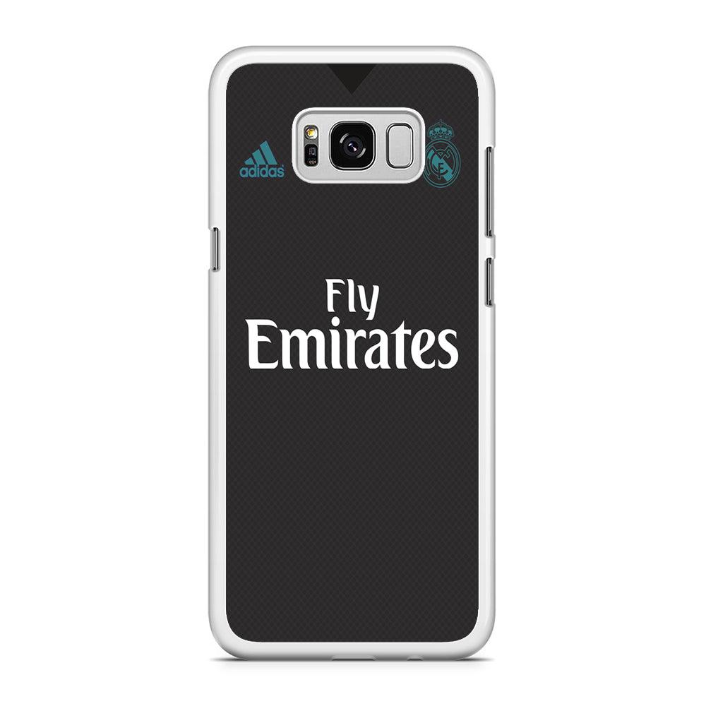 FB Real Madrid Jersey Samsung Galaxy S8 Case-Rubber / White (2D Case)-Xtracase
