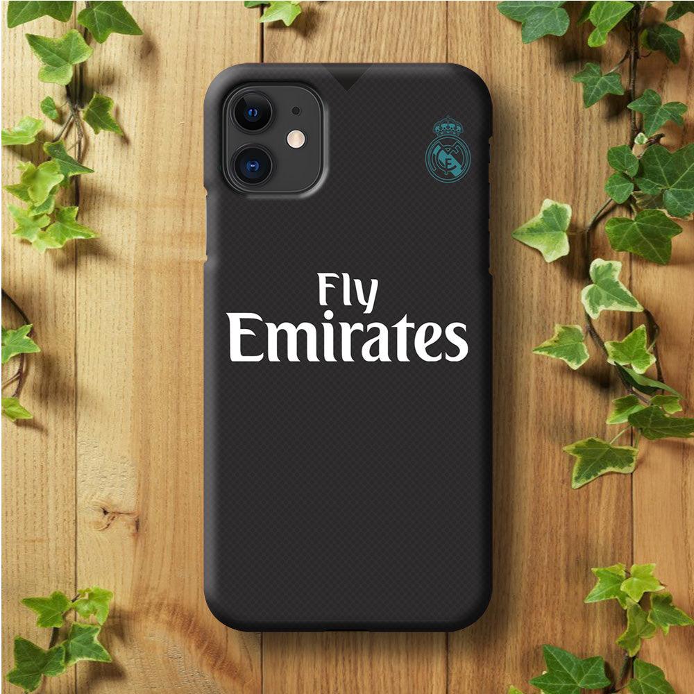FB Real Madrid Jersey iPhone 11 Case-Plastic / Full Wrap (3D Case)-Xtracase