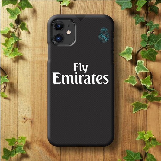 FB Real Madrid Jersey iPhone 11 Case-Plastic / Full Wrap (3D Case)-Xtracase