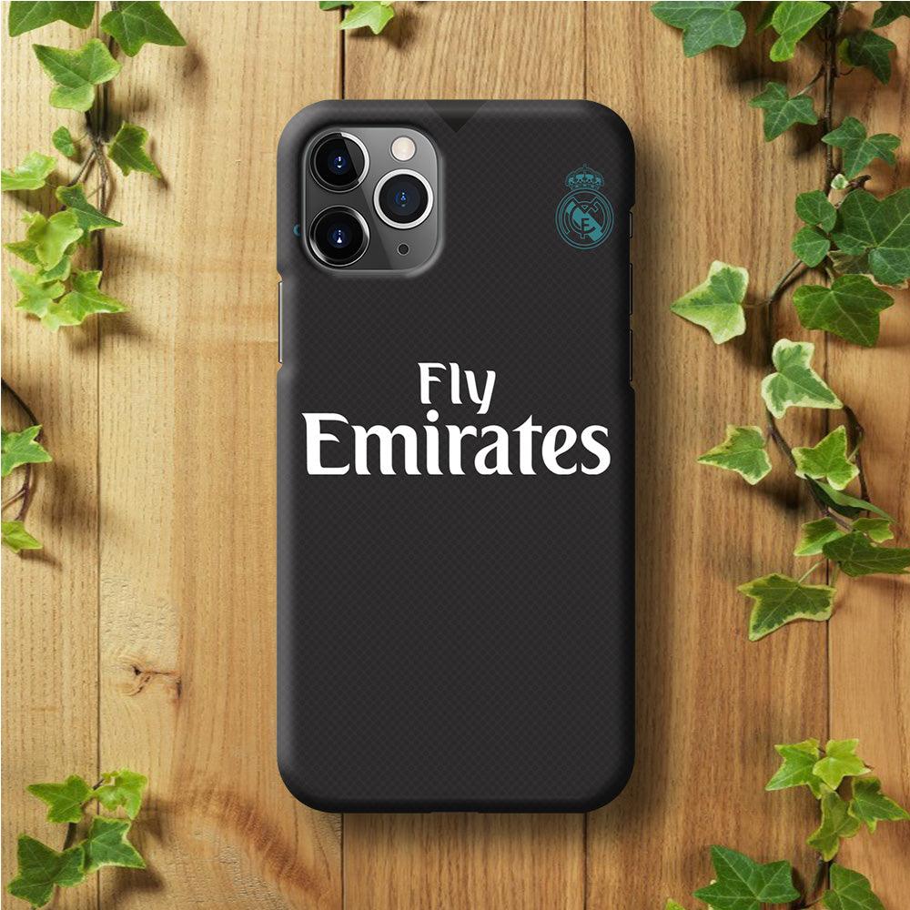 FB Real Madrid Jersey iPhone 11 Pro Max Case-Plastic / Full Wrap (3D Case)-Xtracase