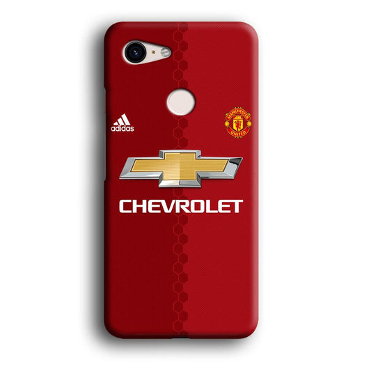 FB Manchester United Jersey Google Pixel 3 3D Case-Xtracase