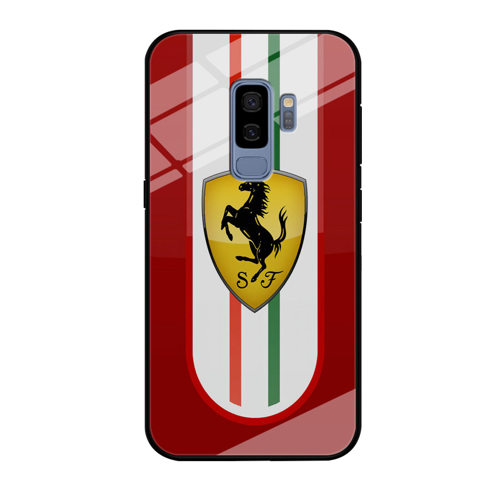 Ferrari Logo Red 002 Samsung Galaxy S9 Plus Case