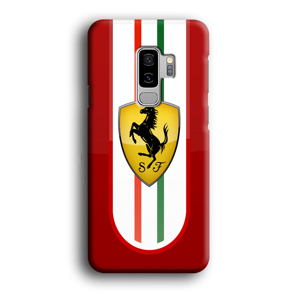 Ferrari Logo Red 002 Samsung Galaxy S9 Plus Case