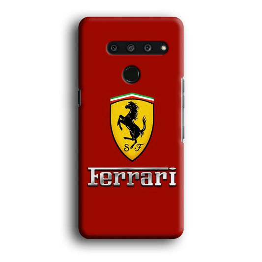 Ferrari Logo Red 001 LG V50 3D Case-Xtracase