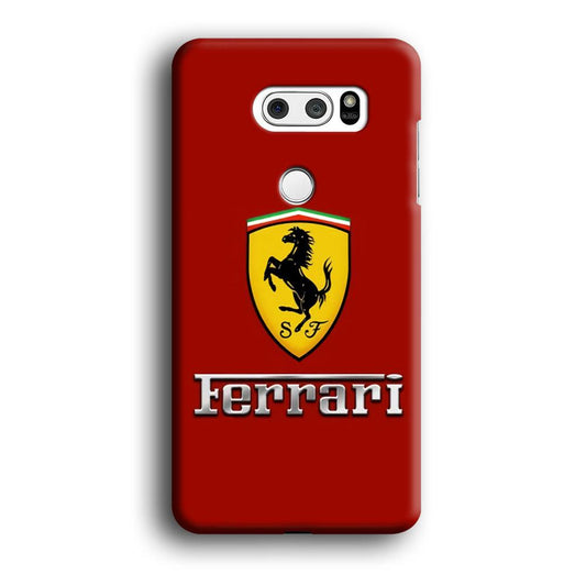 Ferrari Logo Red 001 LG V30 3D Case-Xtracase
