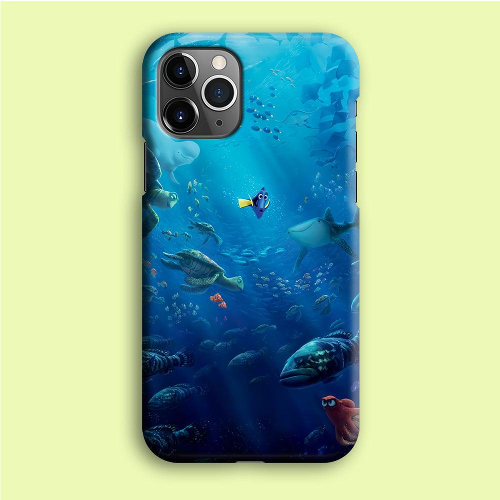 Finding Dory iPhone 12 Pro Case-Plastic / Full Wrap (3D Case)-Xtracase