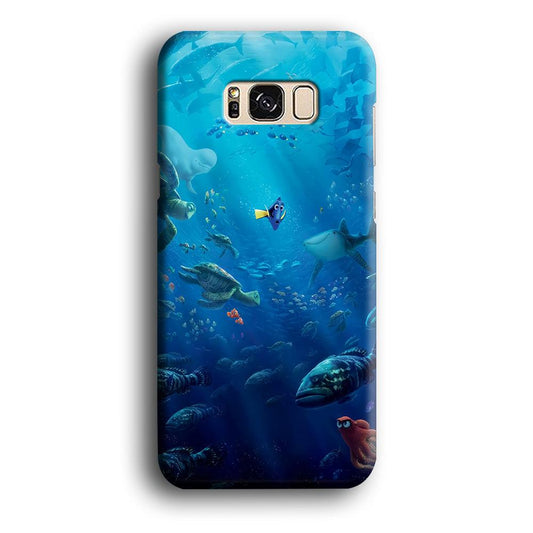 Finding Dory Samsung Galaxy S8 Case-Plastic / Full Wrap (3D Case)-Xtracase