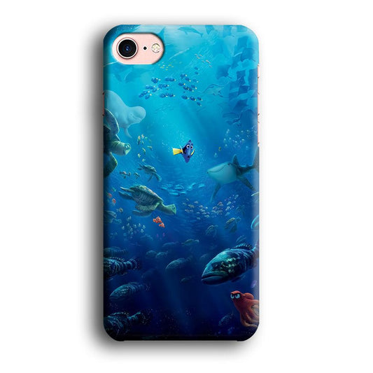 Finding Dory iPhone 8 Case-Plastic / Full Wrap (3D Case)-Xtracase