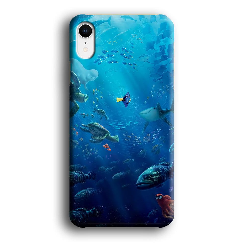 Finding Dory iPhone XR Case-Plastic / Full Wrap (3D Case)-Xtracase