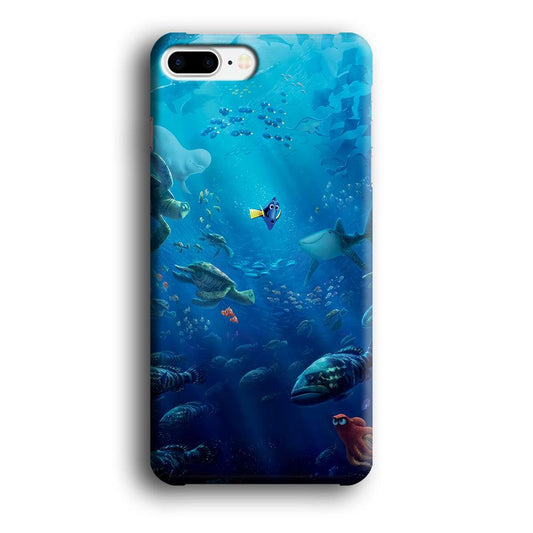 Finding Dory iPhone 8 Plus Case-Plastic / Full Wrap (3D Case)-Xtracase