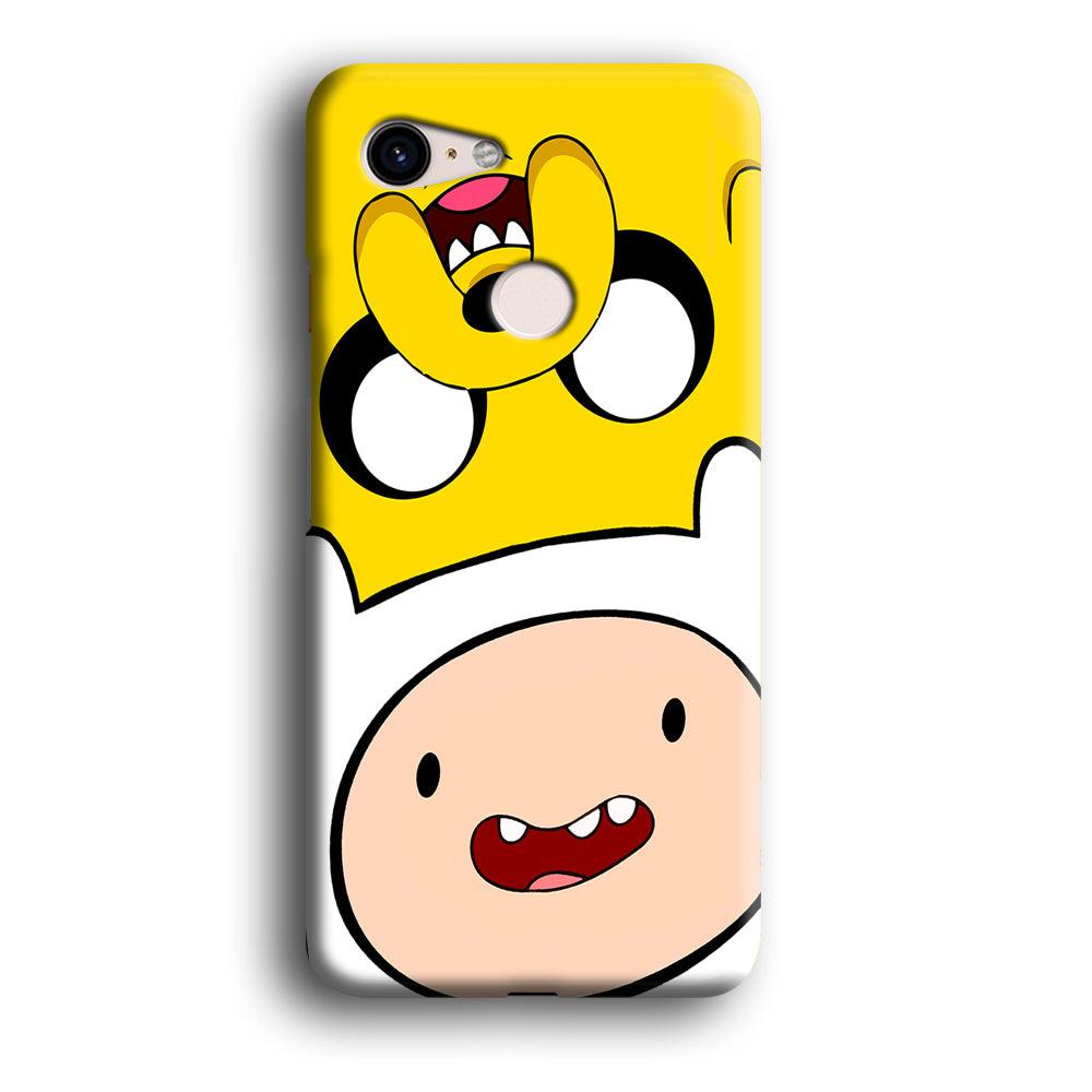 Finn and Jake Adventure Time Google Pixel 3 3D Case-Xtracase