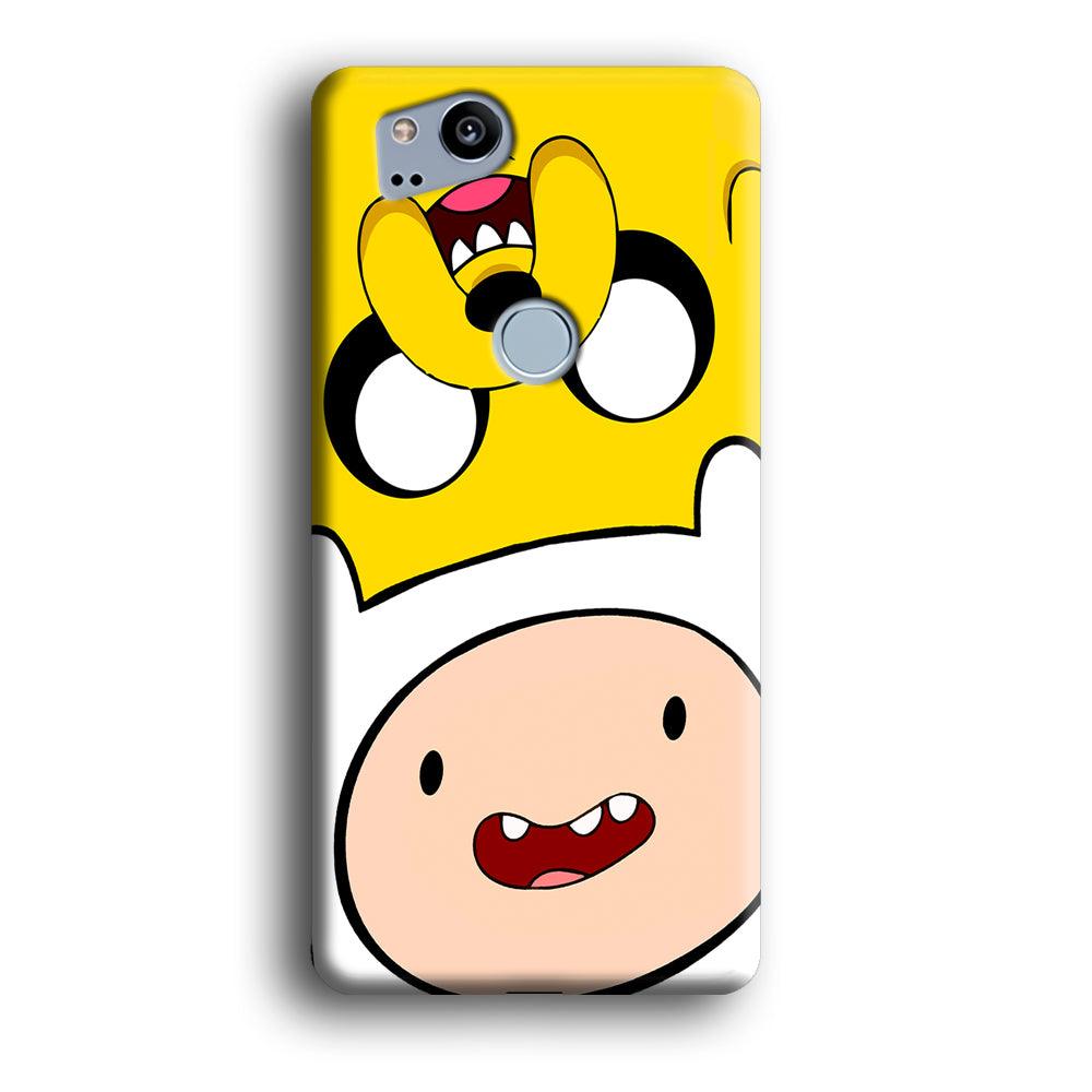 Finn and Jake Adventure Time Google Pixel 2 3D Case-Xtracase