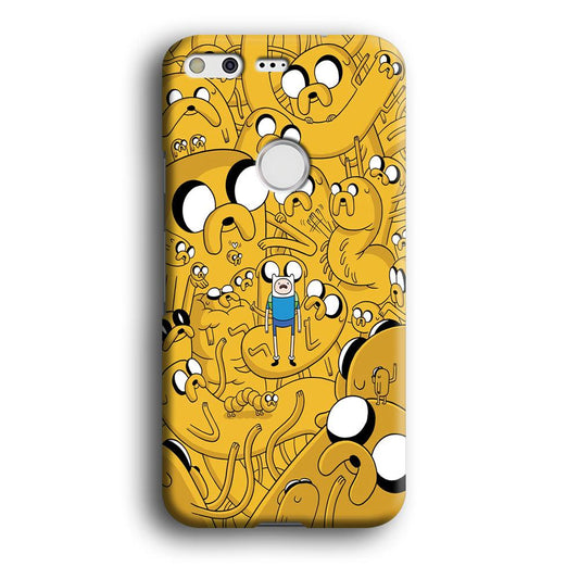 Finn and Jake Doodle Google Pixel XL 3D Case-Xtracase