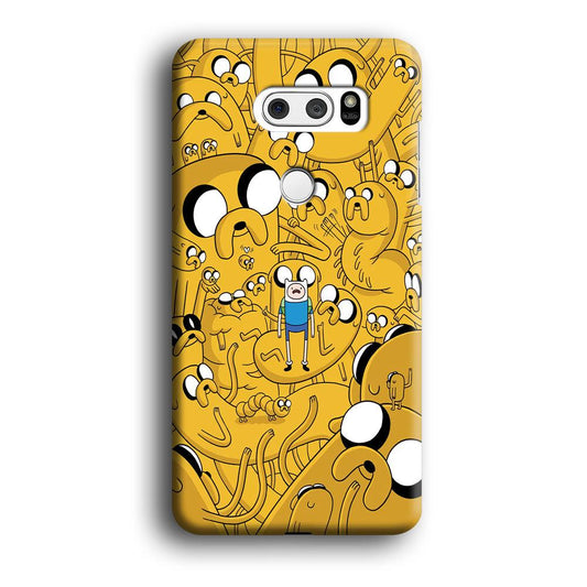Finn and Jake Doodle LG V30 3D Case-Xtracase