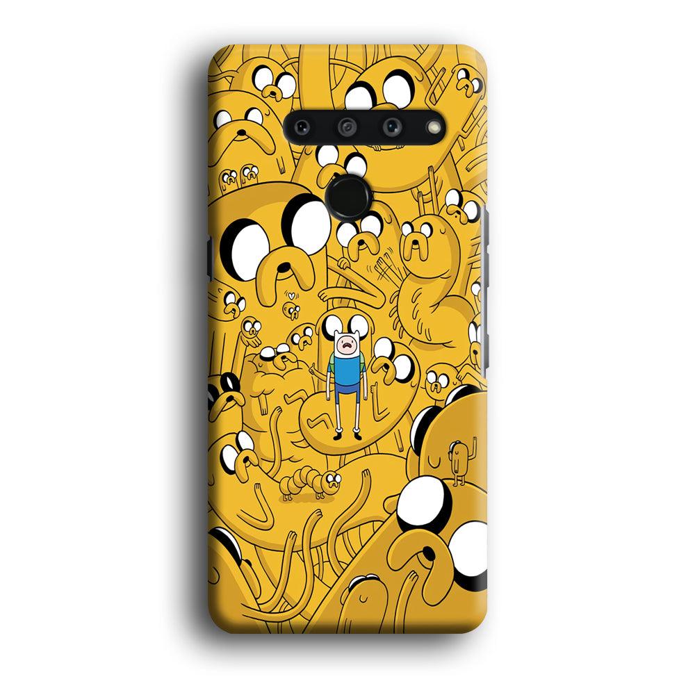 Finn and Jake Doodle LG V50 3D Case-Xtracase