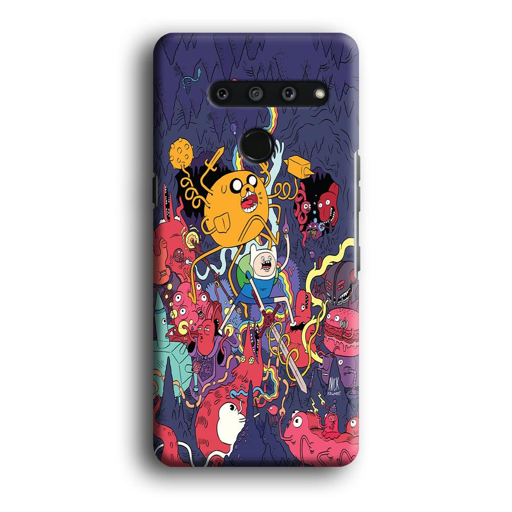 Finn and Jake Fights Monsters LG V50 3D Case-Xtracase