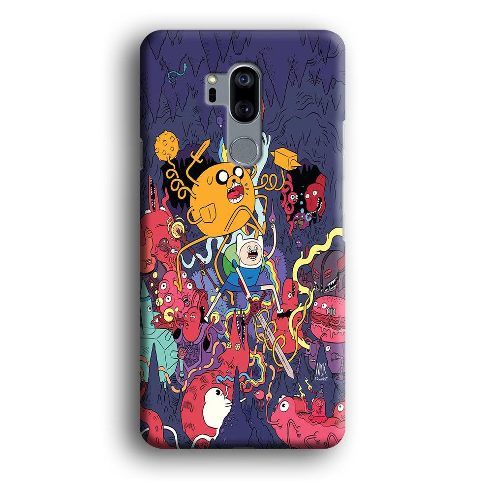 Finn and Jake Fights Monsters LG G7 ThinQ 3D Case-Xtracase
