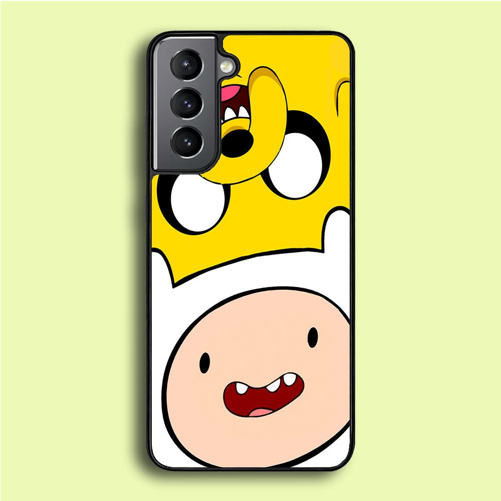 Finn and Jake Adventure Time Samsung Galaxy S21 Plus Case-Plastic / Full Wrap (3D Case)-Xtracase