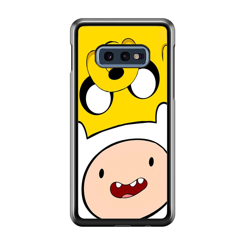Finn and Jake Adventure Time Samsung Galaxy S10E Case-Plastic / Full Wrap (3D Case)-Xtracase