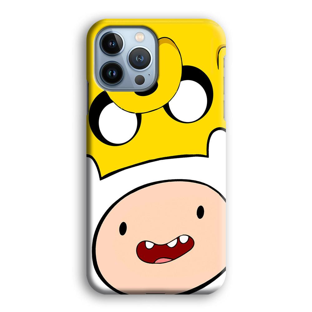 Finn and Jake Adventure Time iPhone 13 Pro Case-Plastic / Full Wrap (3D Case)-Xtracase