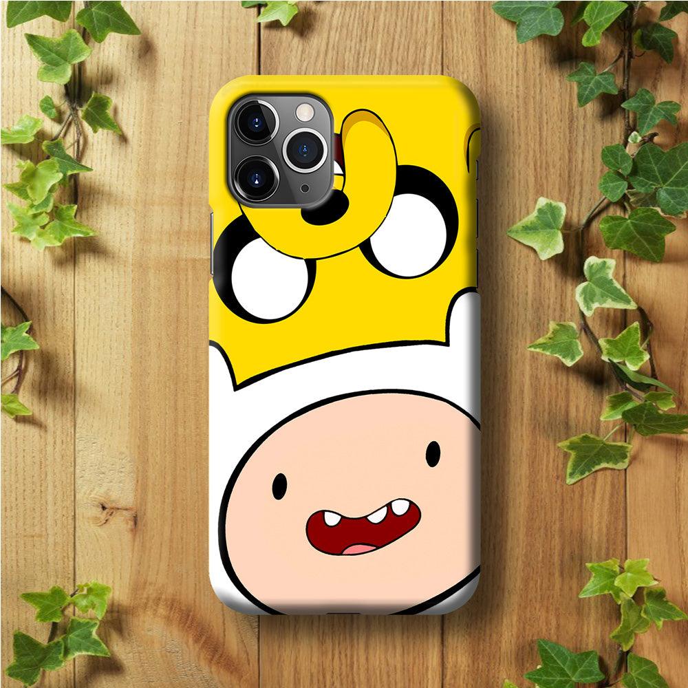 Finn and Jake Adventure Time iPhone 11 Pro Max Case-Plastic / Full Wrap (3D Case)-Xtracase