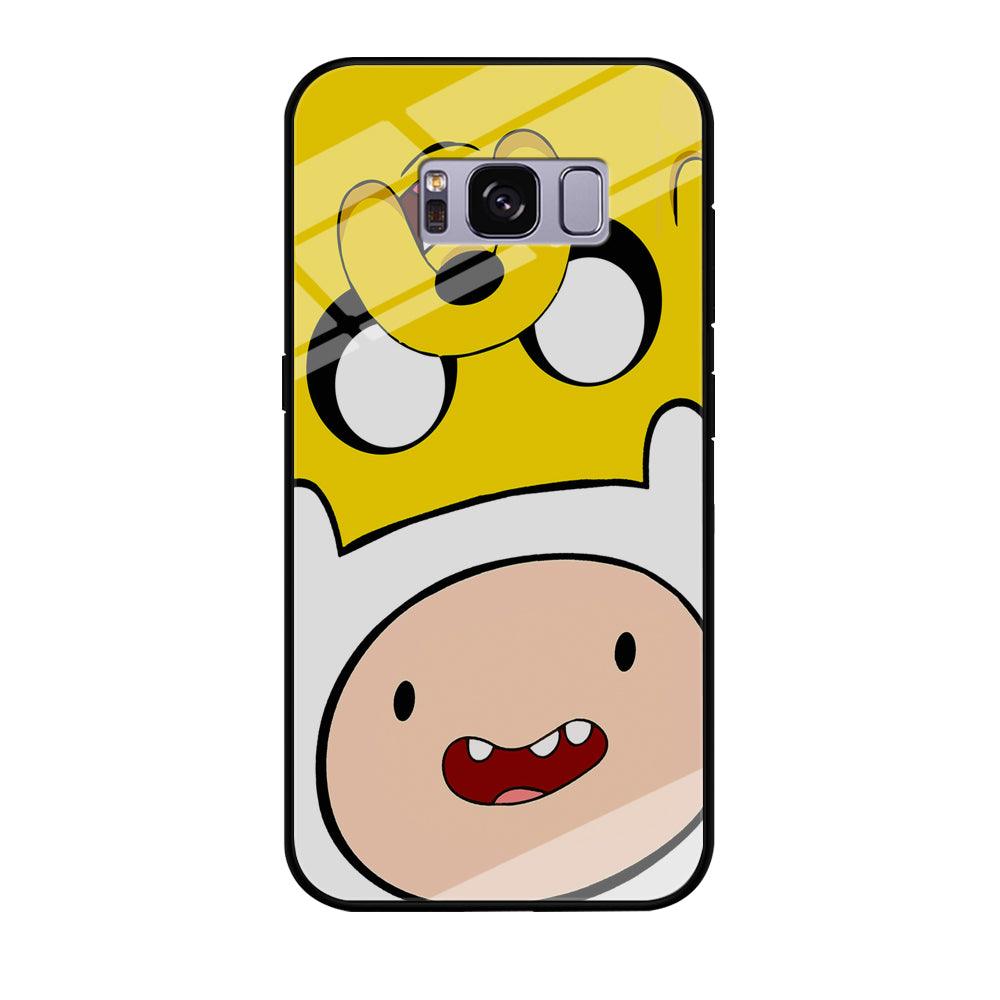 Finn and Jake Adventure Time Samsung Galaxy S8 Case-Tempered Glass Case-Xtracase