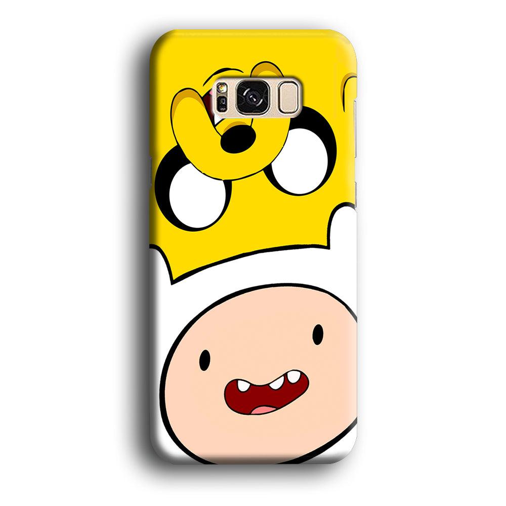 Finn and Jake Adventure Time Samsung Galaxy S8 Case-Plastic / Full Wrap (3D Case)-Xtracase