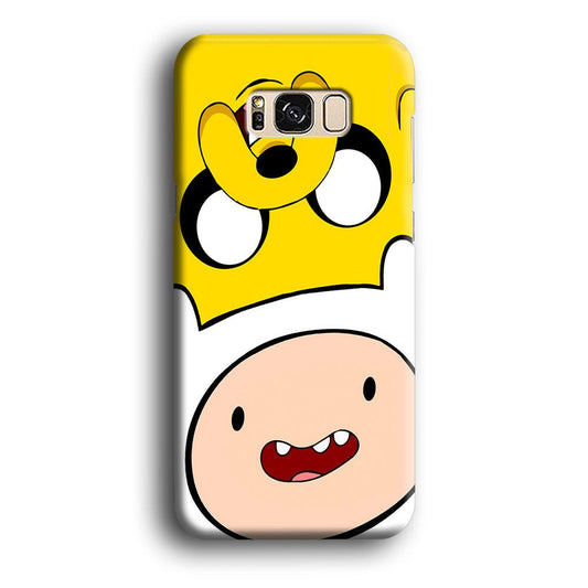 Finn and Jake Adventure Time Samsung Galaxy S8 Case-Plastic / Full Wrap (3D Case)-Xtracase