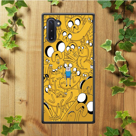 Finn and Jake Doodle Samsung Galaxy Note 10 Case-Plastic / Full Wrap (3D Case)-Xtracase