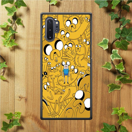 Finn and Jake Doodle Samsung Galaxy Note 10 Plus Case-Plastic / Full Wrap (3D Case)-Xtracase