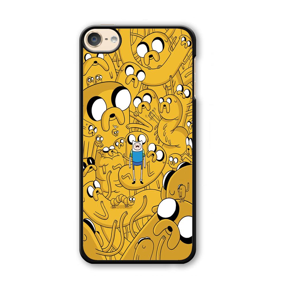 Finn and Jake Doodle iPod Touch 6 Case-Plastic / Full Wrap (3D Case)-Xtracase